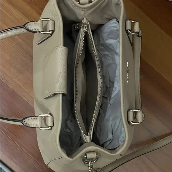 Coach Light Beige Satchel - Picture 2 of 5